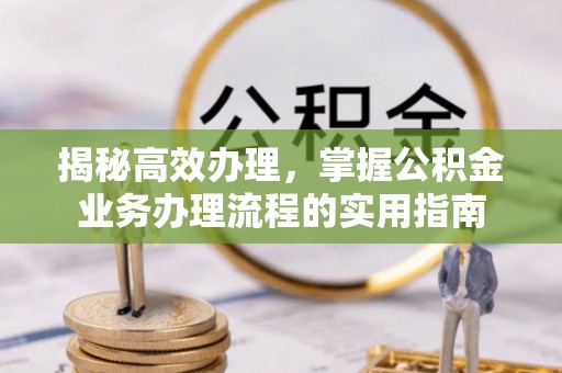双阳揭秘高效办理，掌握公积金业务办理流程的实用指南